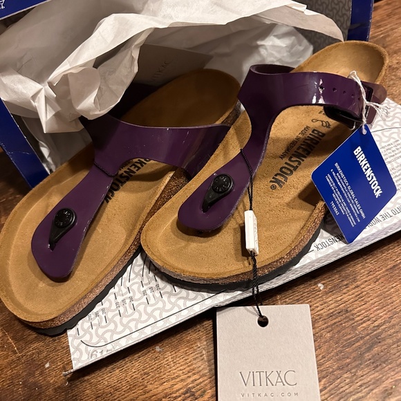 Birkenstock Gizeh Purple ("Plum") Sandal Size 37 HARD TO FIND! - Picture 9 of 9